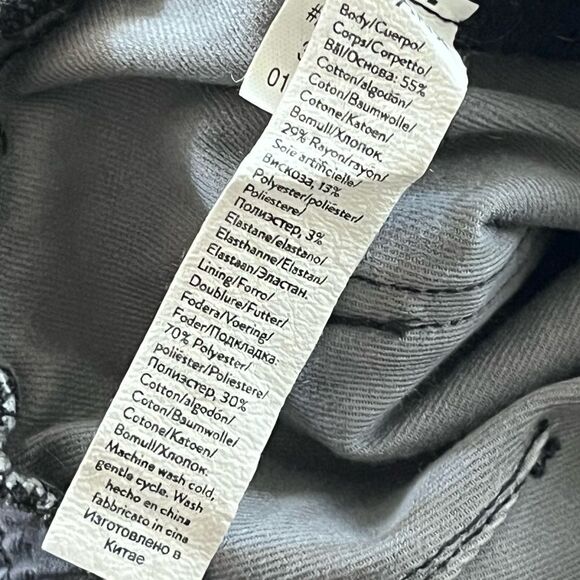 SPANX Canvas Cargo Jogger Pants Gray Camo Size Large Pull-On Utility Jogger - Picture 8 of 8